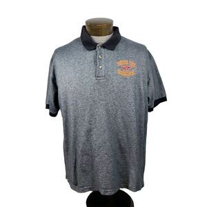 Vintage 90s AS Sports Virginia Tech Hokies Polo Shirt Mens L Gray Heathered Logo